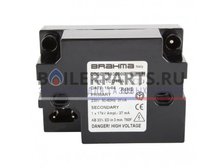 Трансформатор розжига Brahma TCD1BA 15930000 фото купить Трансформатор розжига Brahma TCD1BA 15930000 - цена с доставкой
