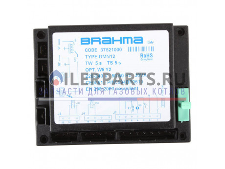 Блок управления горением Brahma DMN12 37521000 фото купить Блок управления горением Brahma DMN12 37521000 - цена с доставкой