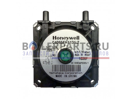 Прессостат (маностат) реле давления дыма Honeywell C4065FH1131 для котлов Ferroli 39817510 фото купить Прессостат (маностат) реле давления дыма Honeywell C4065FH1131 для котлов Ferroli 39817510 - цена с доставкой