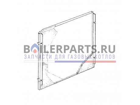 Панель облицовочная для котлов Baxi 711553700 фото купить Панель облицовочная для котлов Baxi 711553700 - цена с доставкой