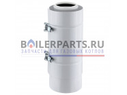 купить Сдвижная муфта Las D=80/125 мм для котлов Viessmann 7194329 с доставкой