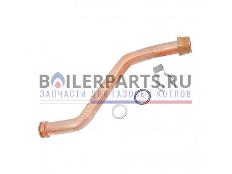 Труба, первичный теплообменник, левая, 24 кВт для котлов Vaillant 0020041920 фото купить Труба, первичный теплообменник, левая, 24 кВт для котлов Vaillant 0020041920 - цена с доставкой