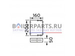 купить Удлинение крепежа наружной консоли для котлов Vaillant 0020042752 недорого