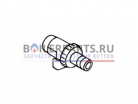 купить Шаровой кран ZDB 1/2'' 12мм для котлов Protherm 0020044782 - цена с доставкой