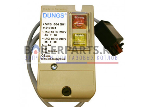 Контроль герметичности Dungs VPS 504 S01 для котлов Elco 13020152 фото купить Контроль герметичности Dungs VPS 504 S01 для котлов Elco 13020152 - цена с доставкой