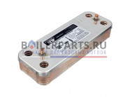купить Теплообменник вторичный Zilmet 12 пластин для котлов Baxi, Westen 17B2071200 с доставкой