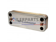купить Пластинчатый теплообменник 12 пластин Zilmet для котлов Protherm 17b2071206.ZLMT с доставкой