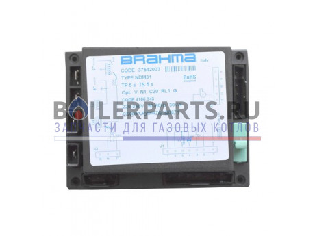 Блок управления горением Brahma NDM31 37542003 фото купить Блок управления горением Brahma NDM31 37542003 - цена с доставкой