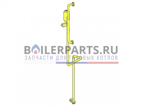 Трубка для котлов Ferroli Domina 38409250 фото купить Трубка для котлов Ferroli Domina 38409250 - цена с доставкой