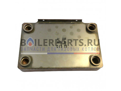 Теплообменник вторичный ГВС для котлов Rinnai 206/256 SMF/DMF 440016873 фото купить Теплообменник вторичный ГВС для котлов Rinnai 206/256 SMF/DMF 440016873 - цена с доставкой