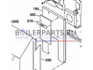 купить Панель передняя для котлов Bosch/Buderus 63029201 с доставкой