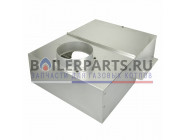купить Прерыватель тяги в сборе G124X/WS ширина 394 мм для котлов Buderus/Bosch 63035668 с доставкой