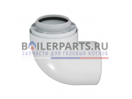 купить Колено LAS 87° D=80/125 (1 штука) для котлов Viessmann 7194323 с доставкой