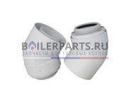 купить Колено LAS 45° D=80/125 мм (2 шт) для котлов Viessmann 7194324 с доставкой
