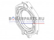 купить Секция чугунная средняя с фланцем для котлов Buderus GE615, 87185721870 с доставкой