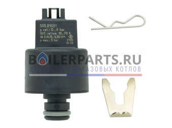 Купить Датчик давления Huba Control 505.91591 для котлов De Dietrich S101632 - цены