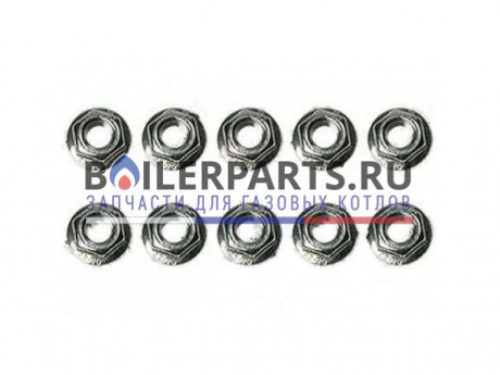 Гайка стальная на горелку VU 1000-1206 (10 штук) для котлов Vaillant 0020272058 фото купить Гайка стальная на горелку VU 1000-1206 (10 штук) для котлов Vaillant 0020272058 - цена с доставкой