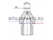 купить Инжектор (форсунка) для сжиженного газа LPG для котлов Baxi 5210790 с доставкой