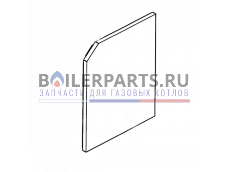 Стенка боковая, правая для котлов Vaillant 074772 фото купить Стенка боковая, правая для котлов Vaillant 074772 - цена с доставкой
