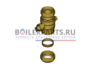купить Шаровой кран DN 25 подача для котлов Viessmann 7833637 с доставкой