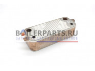 купить Теплообменник пластинчатый 22 пластины для котлов Junkers, Bosch 8716771988 с доставкой