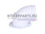 Колено 90° с фланцем, d 60/100мм/K5D для котлов Protherm 0020056512 купить Колено 90° с фланцем, d 60/100мм/K5D для котлов Protherm 0020056512 недорого