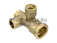 купить Трехходовой клапан для котлов Vaillant Atmo Max Pro | Plus и Turbo Max Pro | Plus (без привода) 0193013 с доставкой