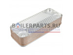 купить Теплообменник вторичный Zilmet на 16 пластин для котлов Baltgaz, Baxi, Demrad, Kentatsu 17b1901630