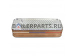 Теплообменник вторичный 18 пластин для котлов Baxi, Westen 17B2071800 купить Теплообменник вторичный 18 пластин для котлов Baxi, Westen 17B2071800 недорого