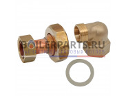 купить Труба 22 x G1 1/2 для котлов Vaillant 193518 с доставкой