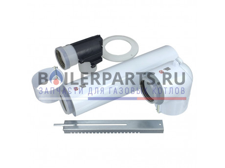 Базовый комплект труб 80/125 мм PP для котлов Vaillant 303250 фото купить Базовый комплект труб 80/125 мм PP для котлов Vaillant 303250 - цена с доставкой