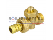 купить Сливной кран 3/4" для котлов Ferroli 39813780 OEM с доставкой