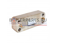 купить Теплообменник вторичный ГВС для котлов Ferroli 398902439 с доставкой
