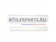 купить Удлинитель дымохода коаксиальный Ø60/100, 500L для котлов Rinnai 498900097 с доставкой