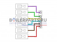 купить Подключение между TS и TR для котлов Fondital 6COLLEGA07 с доставкой