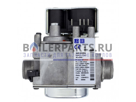 Газовый клапан Sigma 0.840.035 для котлов Fondital 6WVALELE00 фото купить Газовый клапан Sigma 0.840.035 для котлов Fondital 6WVALELE00 - цена с доставкой