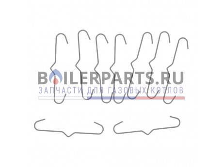 купить Пружинная защелка теплоизоляции (10 шт.) для котлов Bosch/Buderus 7747016084 - цена с доставкой