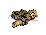 купить Шаровой кран 1/2" с четырехгранником для котлов Viessmann 7828914 с доставкой