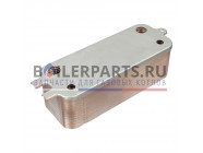 купить Теплообменник вторичный 26 пластин для котлов Bosch, Buderus 87186429490 с доставкой