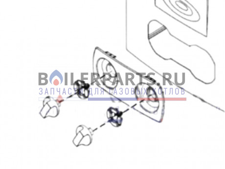 Вставка под ручку-регулятор для котлов Bosch/Buderus/Junkers 8731500440 фото купить Вставка под ручку-регулятор для котлов Bosch/Buderus/Junkers 8731500440 - цена с доставкой