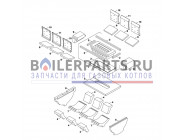 купить Шамотный кирпич для котлов Bosch/Buderus S171/Dakon 8738103431 с доставкой