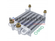купить Теплообменник битермический для котлов Ferroli 90263190 с доставкой