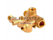 купить Выходной водяной узел (трехходовой клапан) для котлов Elsotherm CB11030024 с доставкой